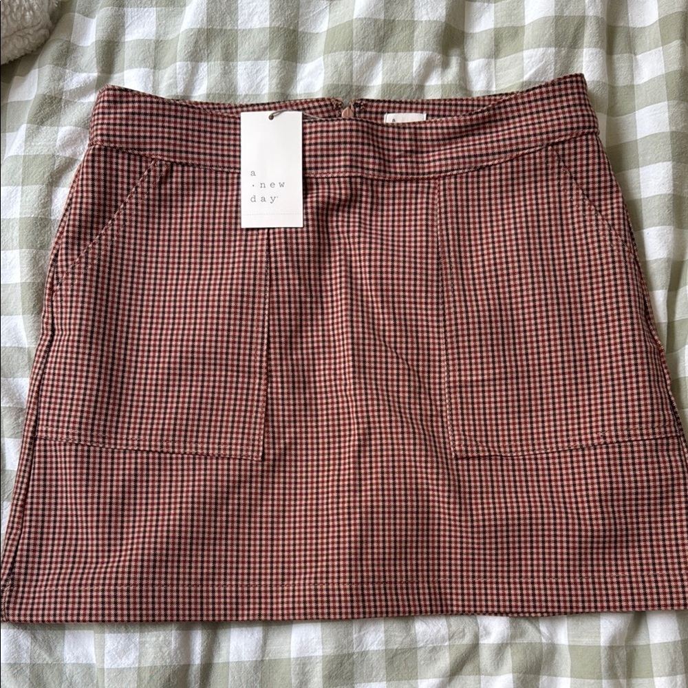 A New Day Women's Plaid Skirt Size Small